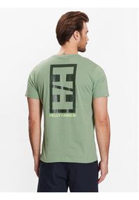 Helly Hansen T-Shirt Core Graphic 53936 Zielony Regular Fit. Kolor: zielony. Materiał: bawełna #4