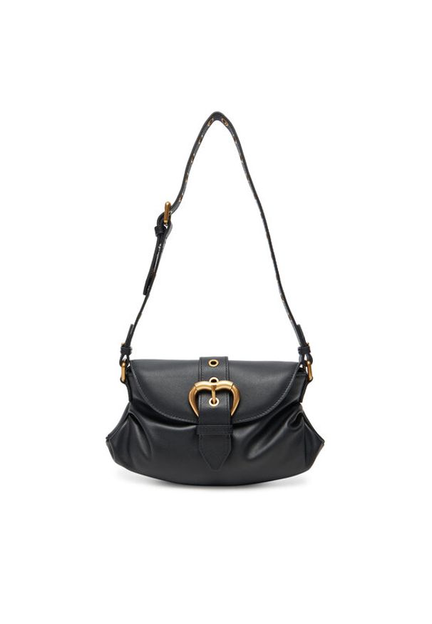 Pinko - PINKO Torebka Jolene Shoulder Mini PE 25 PLTT 102802 A270 Czarny. Kolor: czarny. Materiał: skórzane