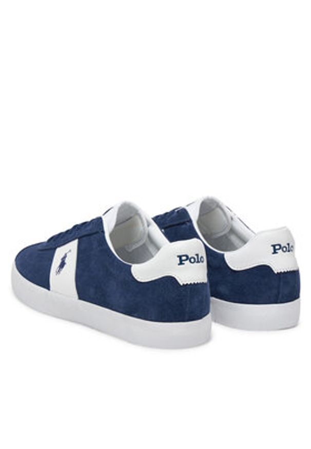 Polo Ralph Lauren Sneakersy 816961260002 Granatowy. Kolor: niebieski. Materiał: zamsz, skóra