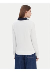 TOMMY HILFIGER - Tommy Hilfiger Sweter WW0WW42049 Biały Regular Fit. Kolor: biały. Materiał: syntetyk #5