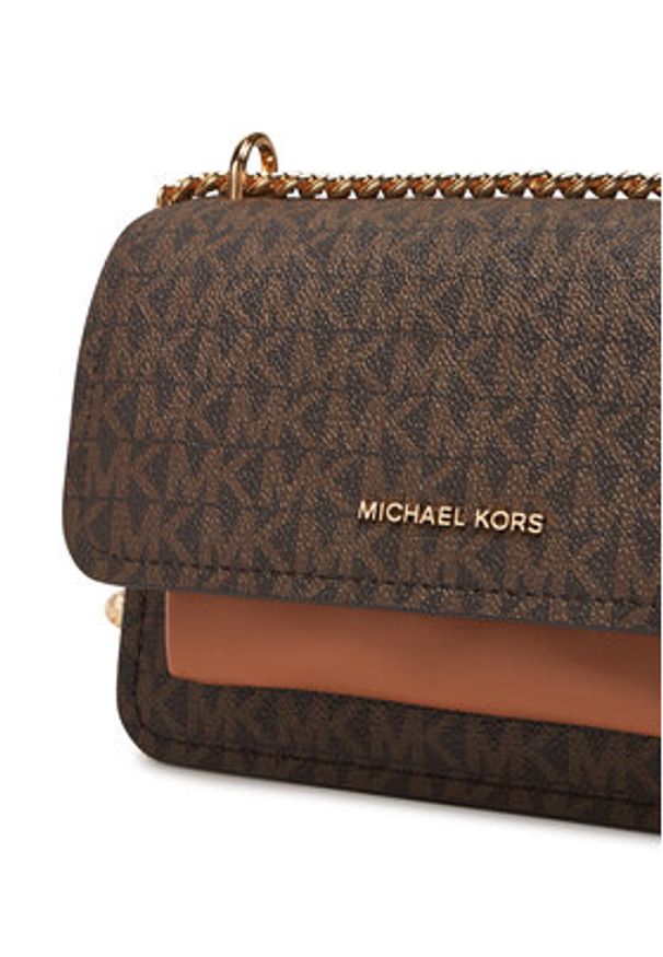MICHAEL Michael Kors Torebka 32R5GC7C1B Brązowy. Kolor: brązowy. Materiał: skórzane