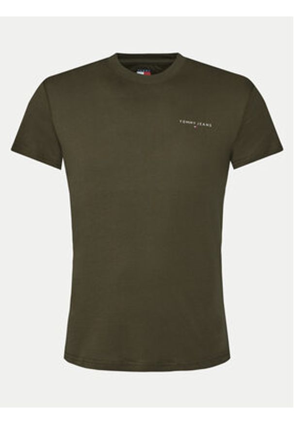 Tommy Jeans Komplet 2 t-shirtów Linear DM0DM20353 Kolorowy Slim Fit. Materiał: bawełna. Wzór: kolorowy