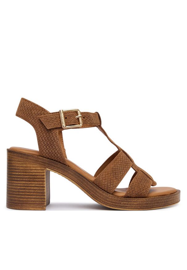 Sandały Tamaris. Kolor: brązowy