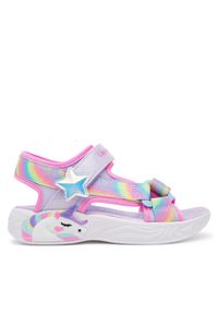 skechers - Sandały Skechers. Kolor: fioletowy