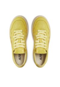 AUTRY Sneakersy AULWGG31 Żółty. Kolor: żółty. Materiał: skóra