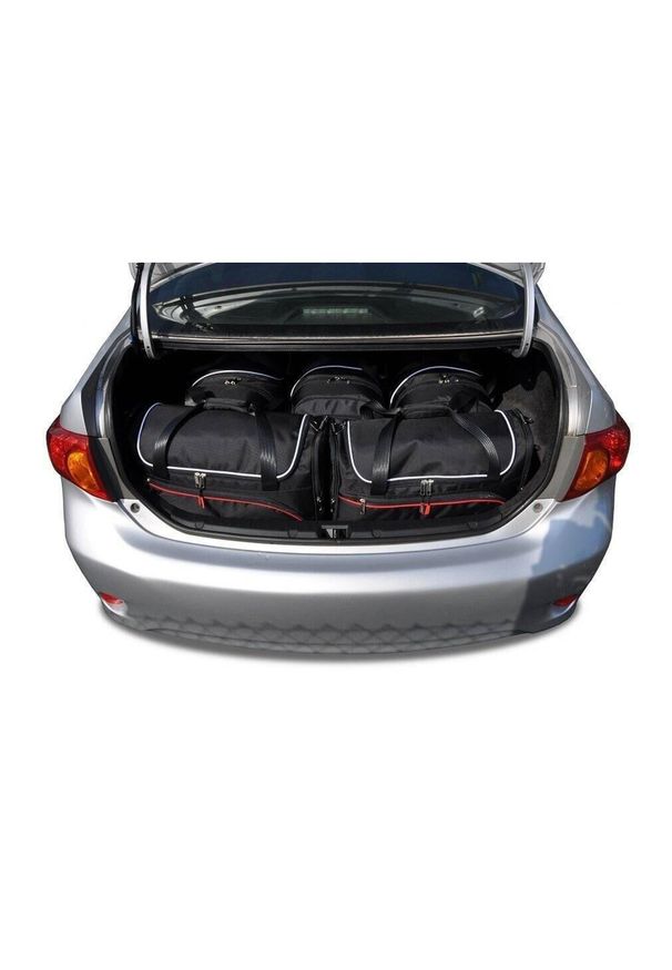 KJUST - Torby Do Bagażnika Toyota Corolla Limousine 2007-2014 5Szt Kjust. Kolor: czarny. Styl: sportowy