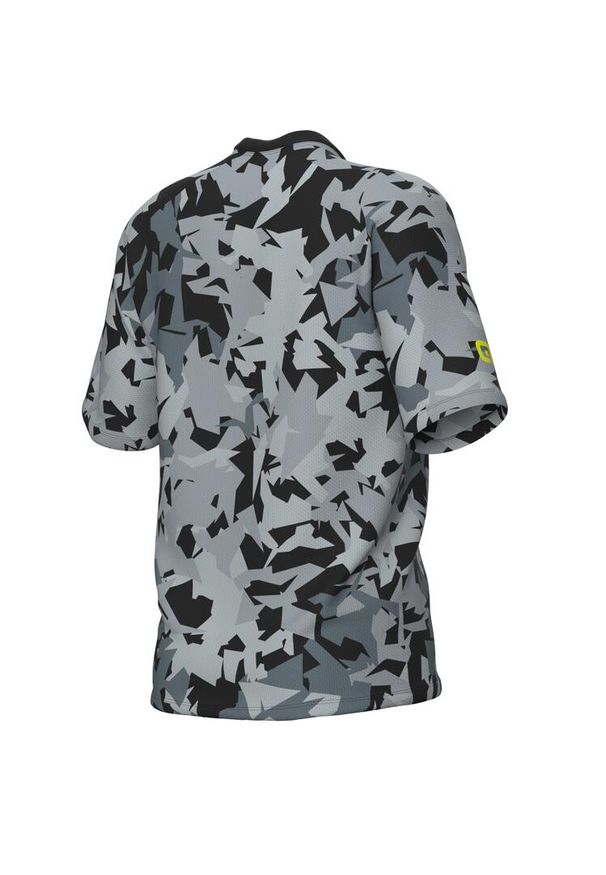 ALÉ CYCLING - Koszulka rowerowa męska MTB Alé Cycling Off Road Corner. Kolor: szary, czarny, wielokolorowy. Sport: kolarstwo