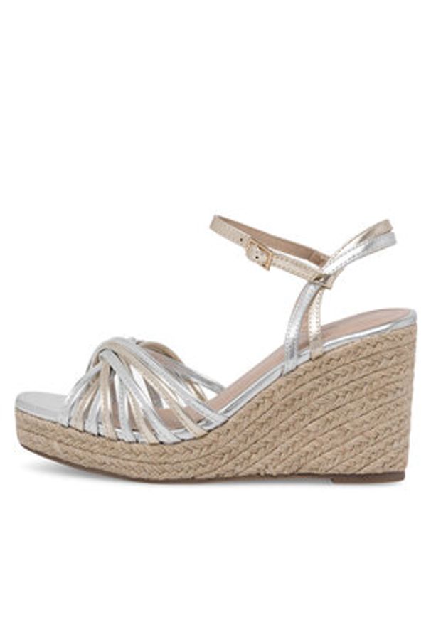 DeeZee Espadryle WYL2610-01 Srebrny. Kolor: srebrny. Materiał: syntetyk