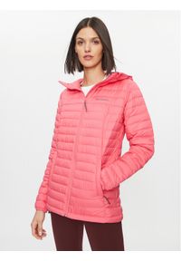 columbia - Columbia Kurtka puchowa Silver Falls™ Hooded Jacket Czerwony Regular Fit. Kolor: czerwony. Materiał: syntetyk