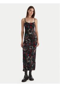 Desigual Sukienka codzienna Cassidy 25WWVK11 Czarny Slim Fit. Okazja: na co dzień. Kolor: czarny. Materiał: syntetyk. Typ sukienki: proste. Styl: casual #5