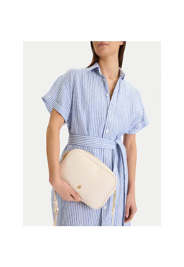 Torebka Beverly Hills Polo Club. Kolor: kremowy