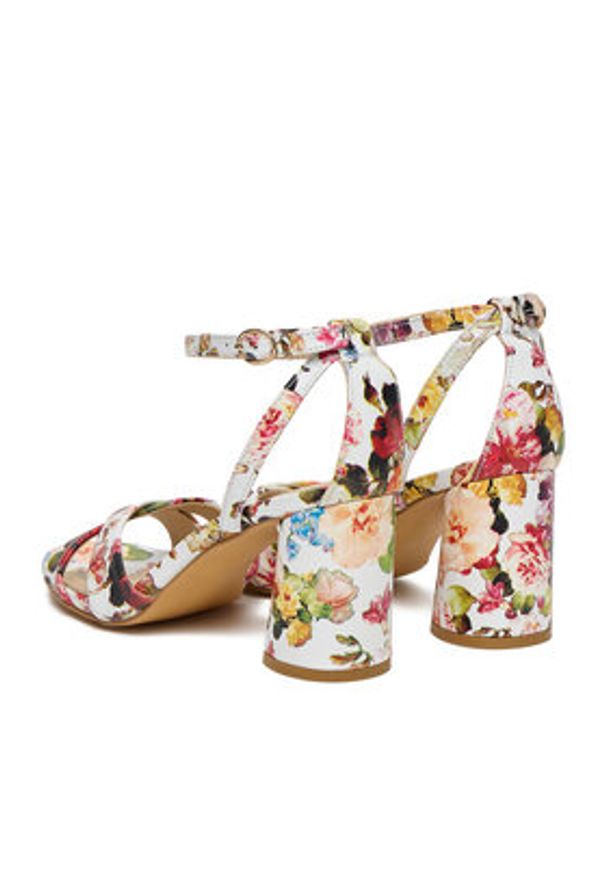 Sergio Bardi Sandały WYL3402-8ZA-SB Czerwony. Kolor: czerwony. Materiał: skóra