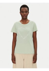 Fransa T-Shirt 20615482 Zielony Regular Fit. Kolor: zielony. Materiał: bawełna #1