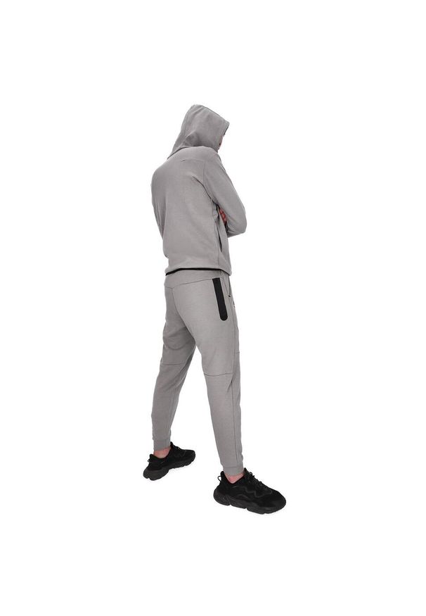 Dres bawełniany KEEZA City. Kolor: szary. Materiał: dresówka, bawełna