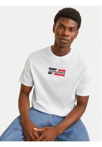 Jack & Jones - Jack&Jones T-Shirt Corp Graphic 12268415 Biały Regular Fit. Kolor: biały. Materiał: bawełna #4