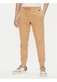 Timberland Spodnie dresowe TB0A5V5Q Beżowy Regular Fit. Kolor: beżowy. Materiał: bawełna #1