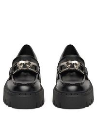 DeeZee Loafersy 25365-7 Czarny. Kolor: czarny. Materiał: skóra