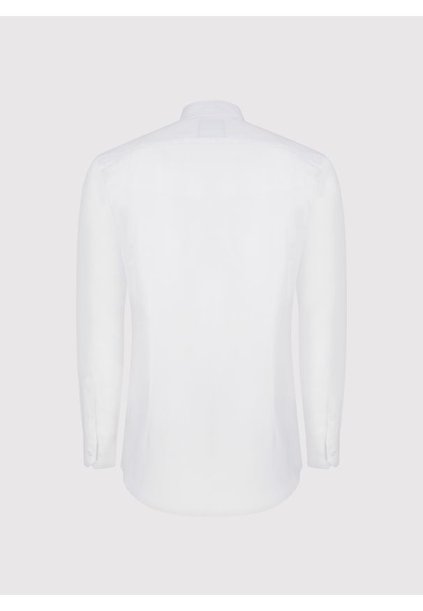 Pako Lorente - PAKO LORENTE – Biała bawełniana koszula męska. Kolor: biały. Materiał: bawełna. Długość rękawa: długi rękaw. Długość: długie. Sezon: wiosna
