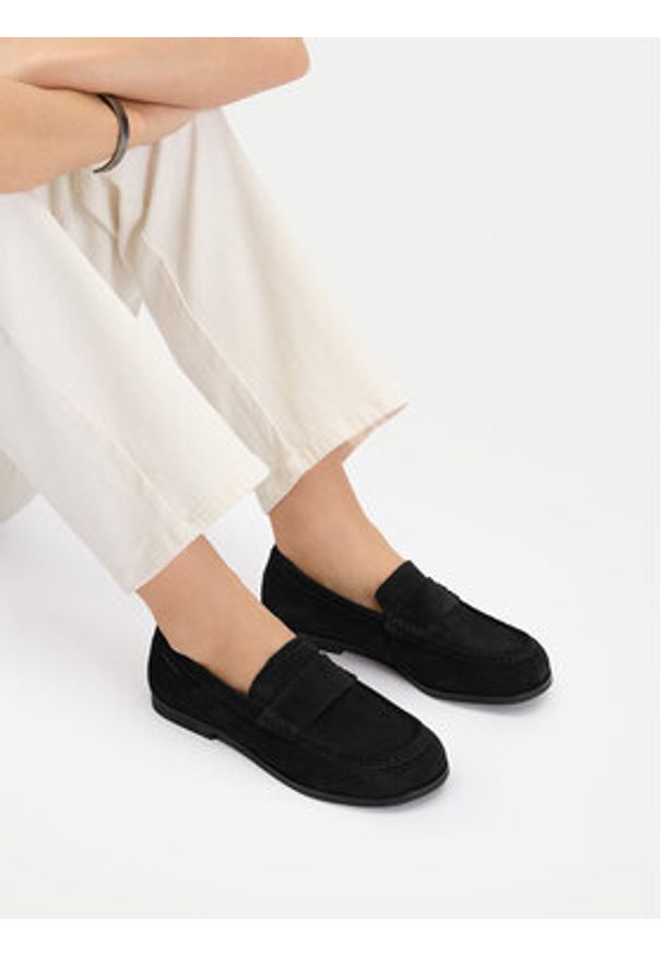 G-Star RAW - G-Star Raw Mokasyny CEO-WI34-ALLEGRE-01 Czarny. Kolor: czarny. Materiał: zamsz, skóra