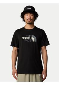 The North Face T-Shirt Easy NF0A8A6C Czarny Regular Fit. Kolor: czarny. Materiał: syntetyk