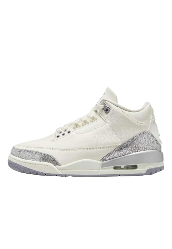 Buty do chodzenia dla dorosłych Air Jordan 3 Retro Sail Cement Grey. Kolor: biały. Sport: turystyka piesza