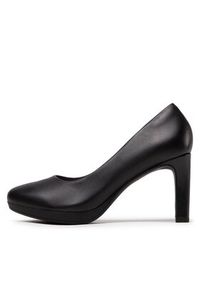 Clarks Czółenka Ambyr Joy 261577644 Czarny. Kolor: czarny. Materiał: skóra #6