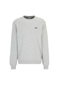 Fila - Bluza męska FILA Brustem Crew Sweat. Kolor: szary