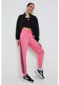 Adidas - adidas top damski kolor czarny. Kolor: czarny. Długość rękawa: na ramiączkach #4