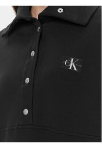Calvin Klein Jeans Bluza J20J222550 Czarny Regular Fit. Kolor: czarny. Materiał: bawełna