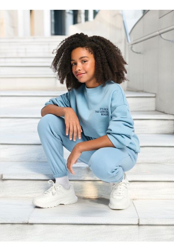 Sinsay - Spodnie dresowe Basic - szary. Kolor: szary. Materiał: dresówka. Długość: długie