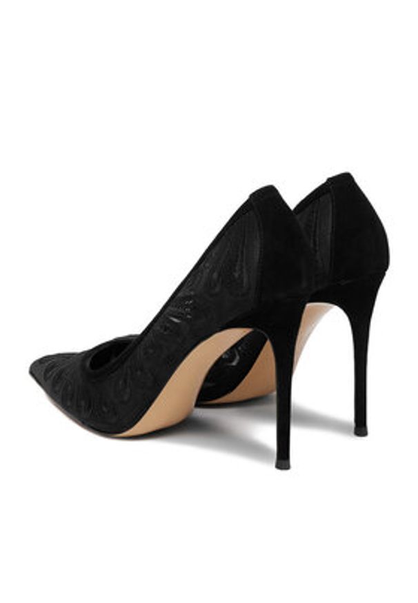 Eva Minge Szpilki EO-OCEAN-LT382-10 Czarny. Kolor: czarny. Materiał: materiał. Obcas: na szpilce