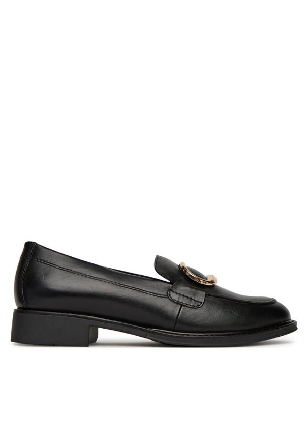 MEXX Loafersy MX/013C-RST Czarny. Kolor: czarny. Materiał: skóra