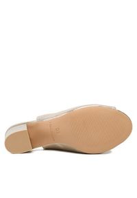 Clara Barson Sandały ACANNA KL-230801-02 Złoty. Kolor: złoty. Materiał: materiał #3