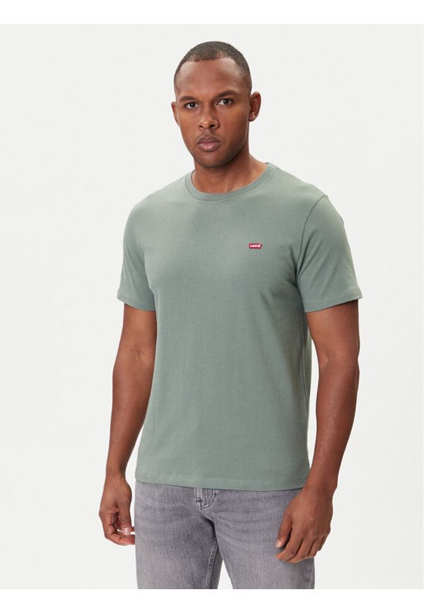 Levi's® T-Shirt Original Housemark 56605-0286 Zielony Standard Fit. Kolor: zielony. Materiał: bawełna