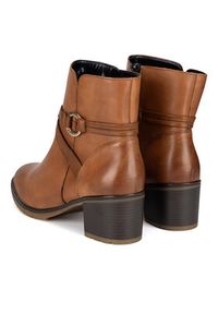Remonte Botki D2A73-24 Brązowy. Kolor: brązowy. Materiał: skóra #2
