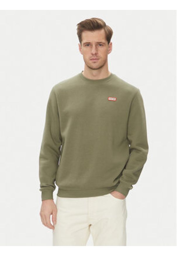 Hunter Bluza May HARM0058251 Khaki Relaxed Fit. Kolor: brązowy. Materiał: bawełna