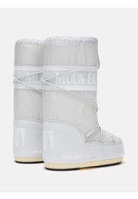 Moon Boot ICON NYLON BOOTS Śniegowce damskie. Wysokość cholewki: przed kolano. Zapięcie: sznurówki. Kolor: szary. Materiał: nylon. Szerokość cholewki: normalna. Sezon: zima. Styl: elegancki #2