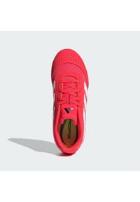 Adidas - Buty Predator Club Sala IN Kids. Kolor: biały, czerwony, wielokolorowy, czarny. Materiał: materiał