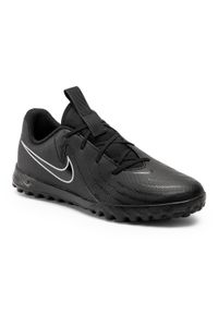 Buty piłkarskie dziecięce Nike Phantom GX II Academy TF Junior. Kolor: czarny. Sport: piłka nożna