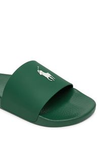 Polo Ralph Lauren Klapki 809P07314002 Zielony. Kolor: zielony. Materiał: guma #5