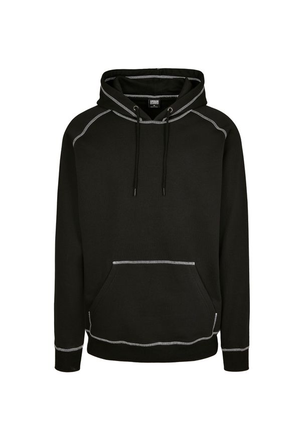 Bluza z kapturem Urban Classics contrast stitching. Typ kołnierza: kaptur. Kolor: czarny