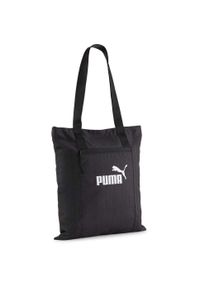 Torba Puma Base Tote, Kobiety. Kolor: czarny. Materiał: poliester, materiał