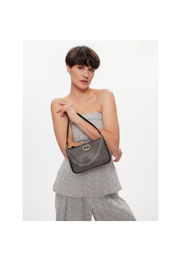 TwinSet - Torebka TWINSET. Kolor: czarny