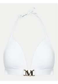 Max Mara Beachwear Góra od bikini Astra 2416821109 Biały. Kolor: biały. Materiał: syntetyk