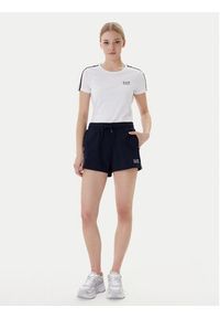 EA7 Emporio Armani Szorty sportowe 7W001224 AF12660 UB102 Granatowy Regular Fit. Kolor: niebieski. Materiał: bawełna #5