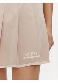 Guess Spódnica trapezowa Arleth V4GD19 WG2Q0 Beżowy Regular Fit. Kolor: beżowy. Materiał: syntetyk