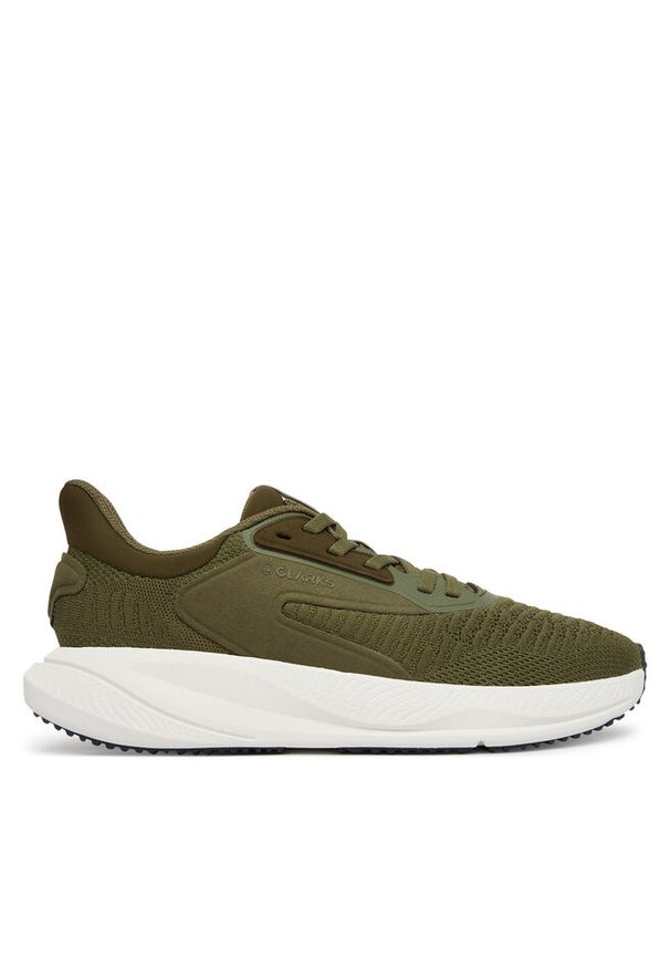 Sneakersy Clarks. Kolor: zielony