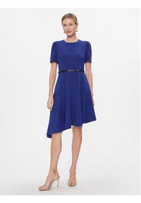 DKNY Sukienka codzienna DD3J1466 Granatowy Regular Fit. Okazja: na co dzień. Kolor: niebieski. Materiał: syntetyk. Typ sukienki: proste. Styl: casual #3