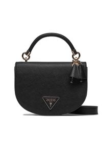 Guess Torebka Gizele (VG) Mini-Bags HWVG91 95770 Czarny. Kolor: czarny. Materiał: skórzane