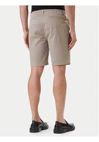 Calvin Klein Szorty materiałowe LV04LF601G Khaki Regular Fit. Kolor: brązowy. Materiał: bawełna #3